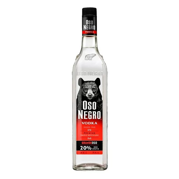 Vodka Oso negro 1 lt