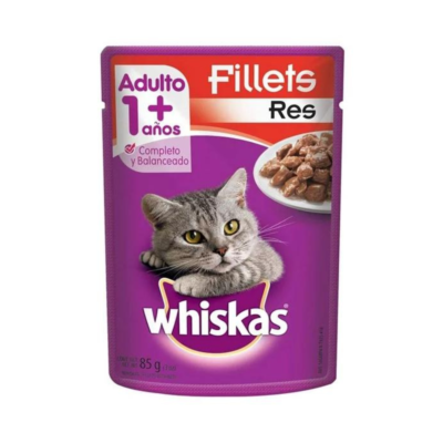 Whiskas sobres res 85 gr