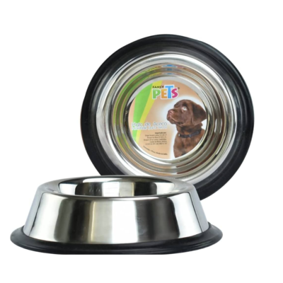 Plato de acero  fancy pets