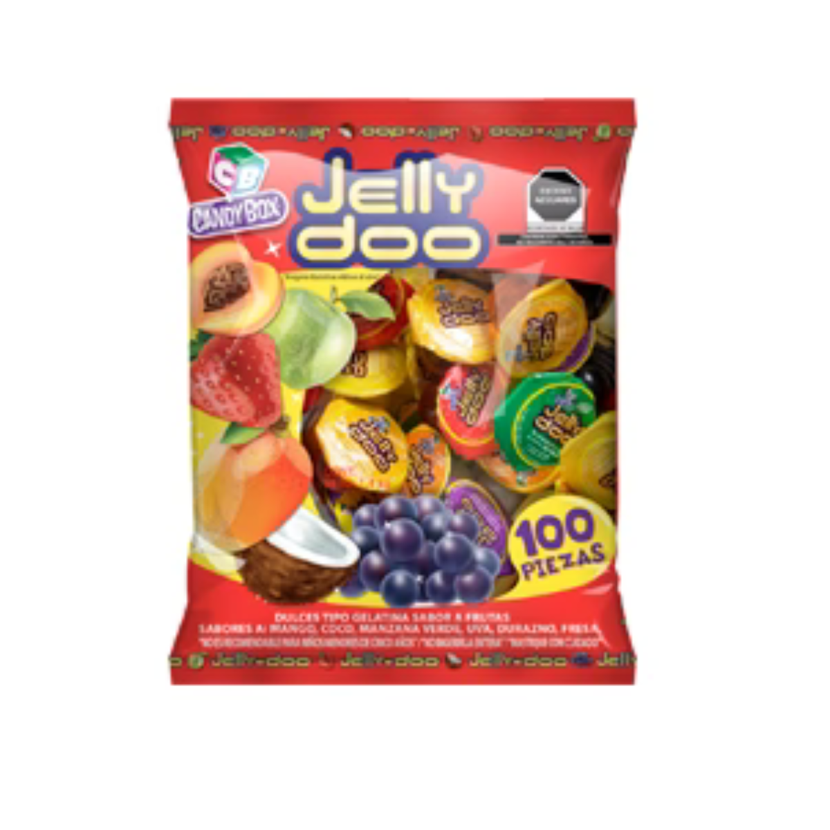 Bolsa candy box gel jelly doo c/100