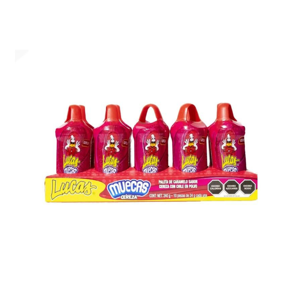 Lucas muecas cereza c/10