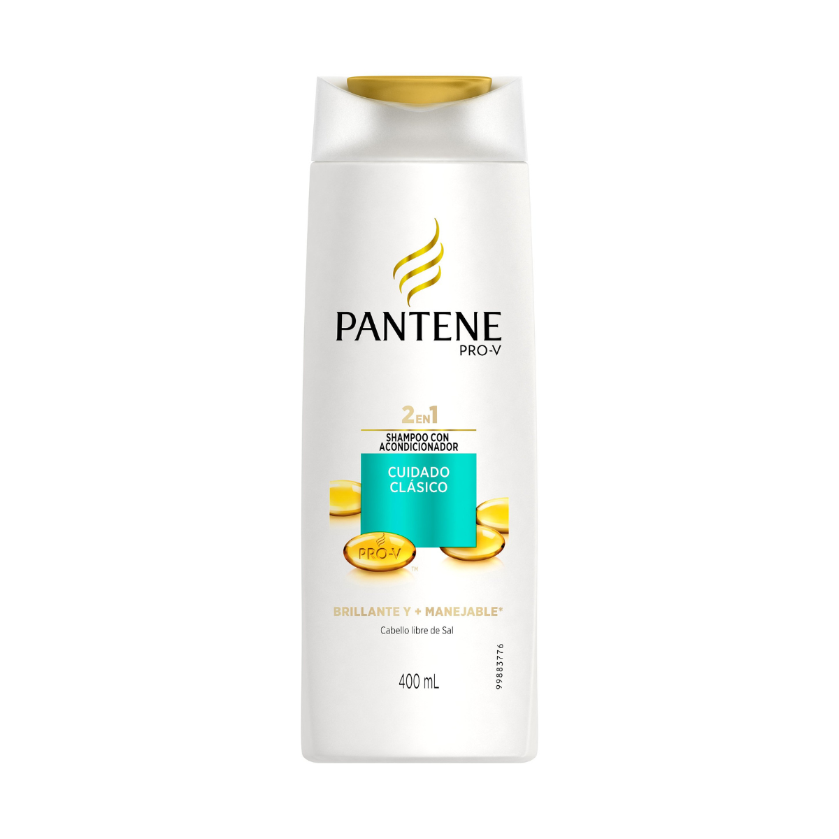 Pantene shamp. 2 en 1 cui. clas. 400 ml