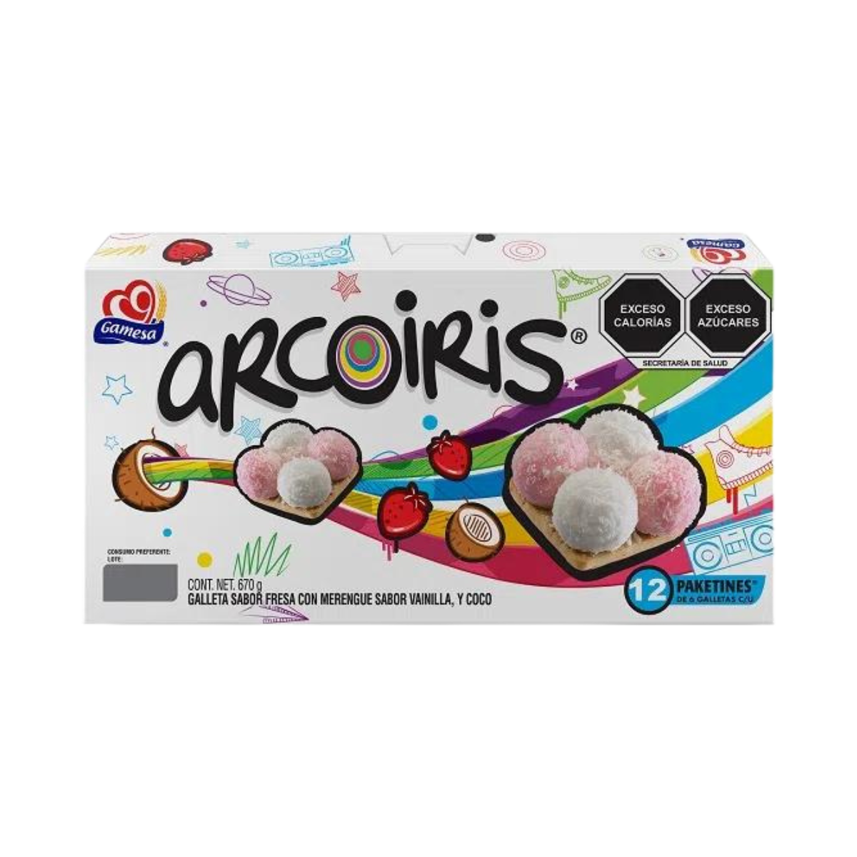 Galleta Gamesa arcoíris 670 gr