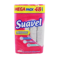 Papel Higiénico Suavel 48 rollos 200H